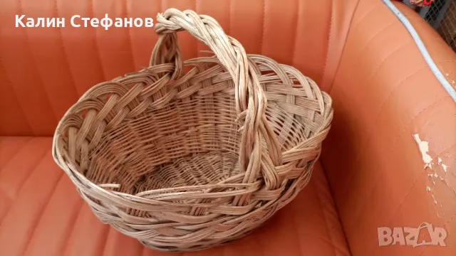 Ретро плетена кошница