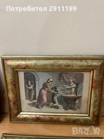 Картина с библейски мотиви, лот от 4 бр., снимка 4 - Картини - 49592753