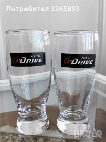 *НОВО* Стъклени чаши Diesel Drive, снимка 2 - Чаши - 35359010