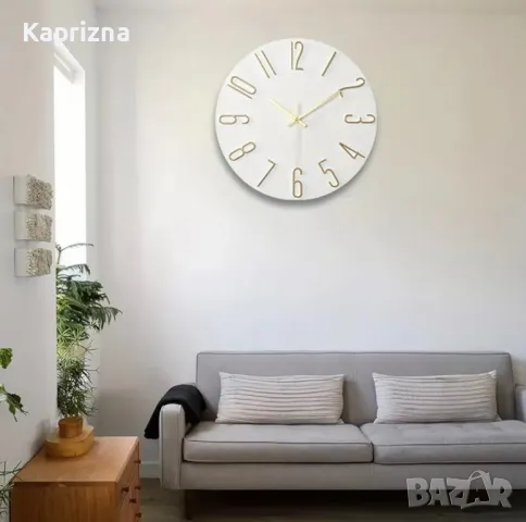 Уникален голям стенен часовник, снимка 5 - Стенни часовници - 50231893