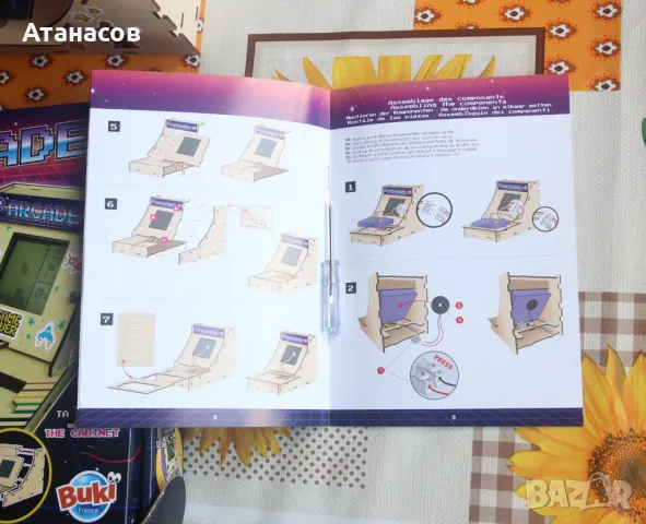 Аркадна игра 8 битова за сглобяване, снимка 6 - Други игри и конзоли - 47291382