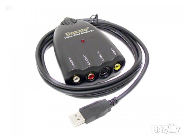 USB Видео capture Dazzle DVC-80 + Диск + Кабели, снимка 1 - Други - 39444326