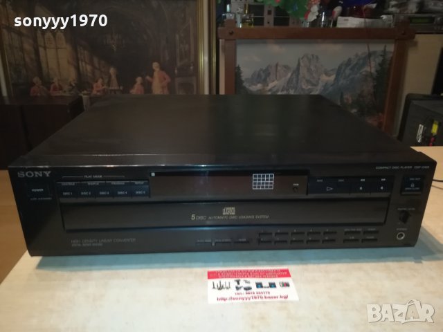 sony cdp-c425 cd player-made in japan 2901221934, снимка 2 - Декове - 35603645