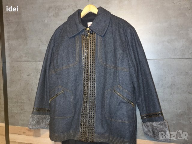 Макси зимно меко топло палто Италия подплата, снимка 3 - Палта, манта - 43718621