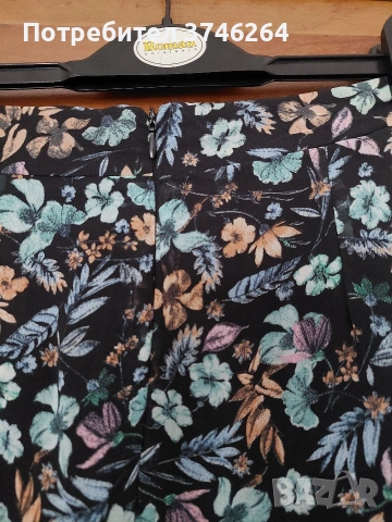 Пола на цветя с подплата, снимка 2 - Поли - 53178026