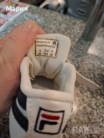 Детски маратонки FILA, снимка 4 - Детски маратонки - 52325532