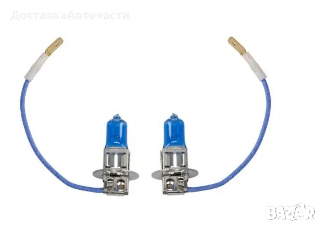 Крушки H3 M-tec Xenon Blue PTZXB3-DUO, снимка 2 - Части - 49806363