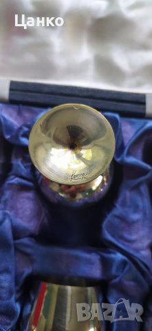  сребърни чашки, дълбоко посребрени чашки, снимка 3 - Сервизи - 38021928