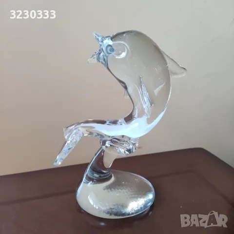 Кристална фигура,статуя делфин, снимка 5 - Декорация за дома - 48344219
