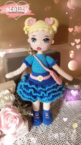 Ръчно изработена кукла, снимка 3 - Кукли - 40525071