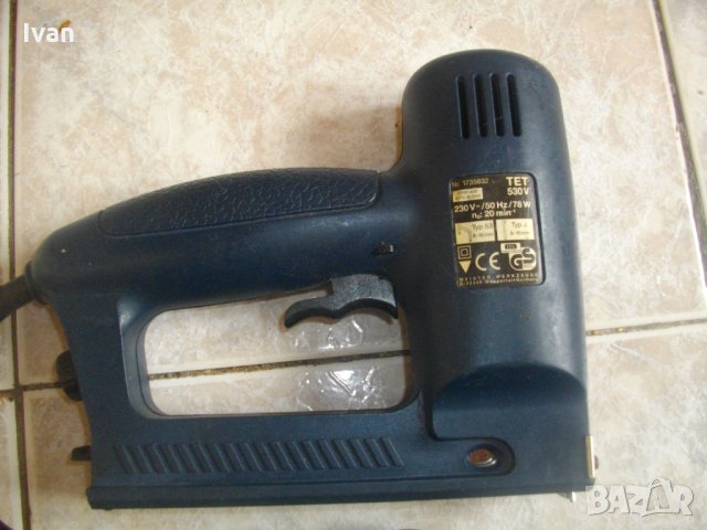 ЗА РЕМОНТ-ЗА ЧАСТИ-Top Craft TET530V-Електрически Такер-8-16мм-С РЕГУЛАЦИЯ, снимка 8 - Други инструменти - 33148721