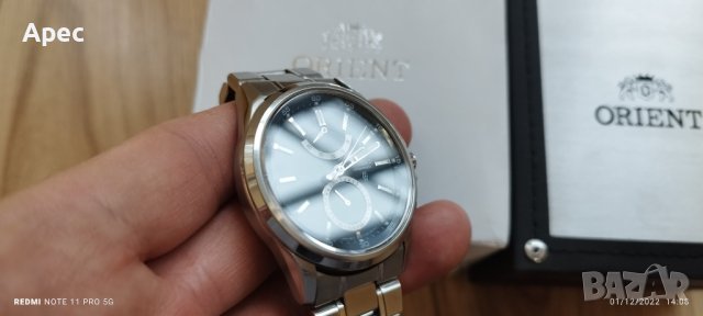 Часовник Ориент-Автоматик, сапфир кристал, 100 м. Отличен, снимка 10 - Мъжки - 38903626