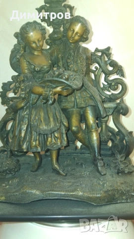 Красива статуетка пластика, снимка 3 - Антикварни и старинни предмети - 52789167