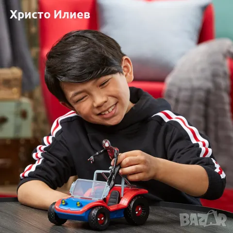 Спайдърмен SpiderMan фигурка и кола Marvel , снимка 5 - Фигурки - 49728113