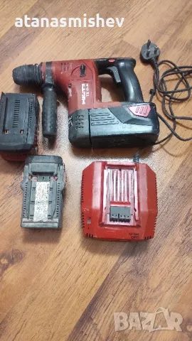  Перфоратор Хилти TE 6 -A със зарядно и три батерии , снимка 8 - Перфоратори - 46938647