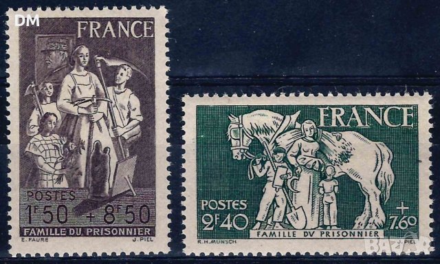 Франция 1943 - изкуство MNH