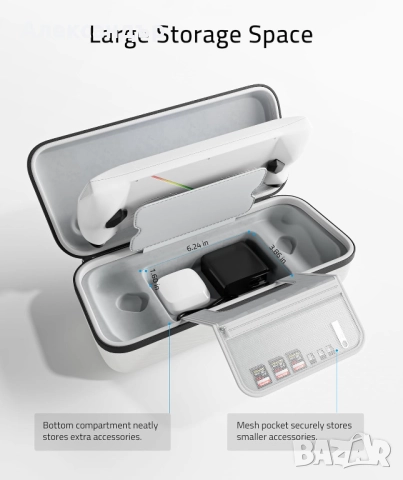 *НОВ* Твърд калъф Syntech за Asus Rog Ally и Rog Ally X, снимка 6 - Аксесоари - 52062314