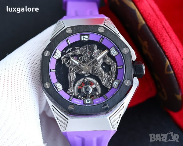 Мъжки часовник Audemars Piguet x Marvel Black Panther с швейцарски механизъм, снимка 2 - Мъжки - 43514770