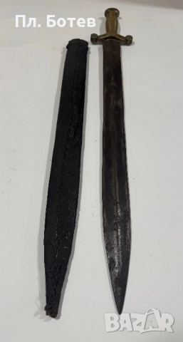 Стар руски тесак, снимка 6 - Антикварни и старинни предмети - 52873819