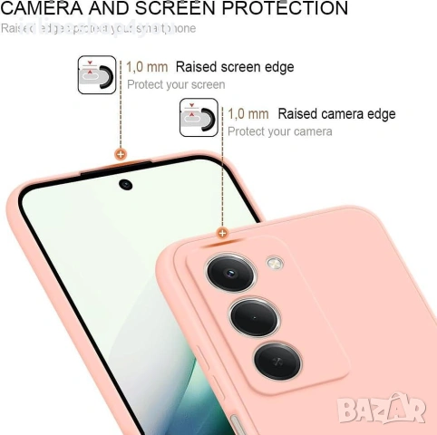 Матов Силиконов Кейс за Xiaomi Redmi 15 4G, снимка 5 - Калъфи, кейсове - 53239763