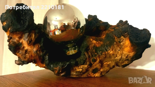 Настолна лампа дърво, снимка 11 - Настолни лампи - 52847253