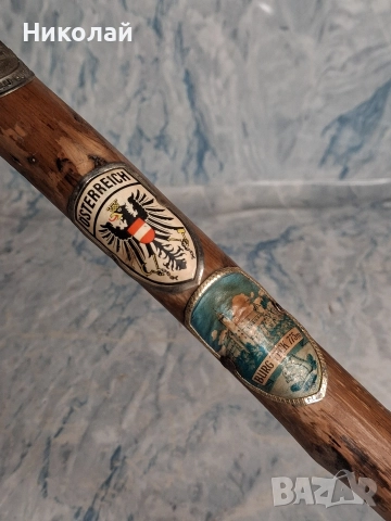 Стар Туристически Бастун , снимка 12 - Антикварни и старинни предмети - 52860787