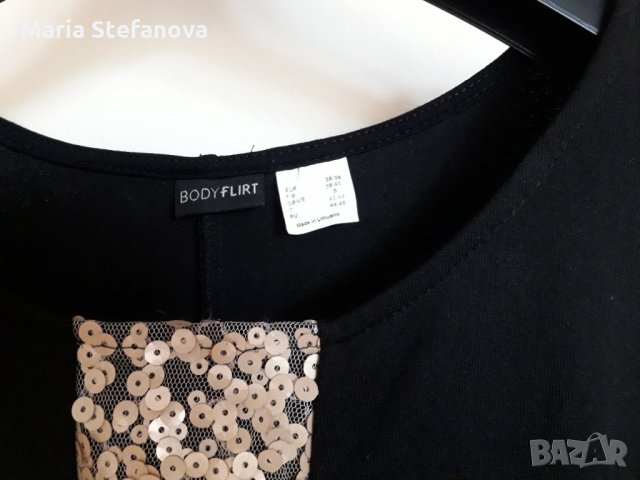 Черна елегантна рокля BodyFlirt, снимка 3 - Рокли - 26335594