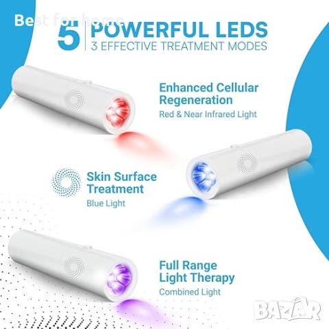  Терапевтична лампа , лечение на херпеси, облекчаване на болката в устните, устата, носа, ушите, снимка 5 - Други - 51561099