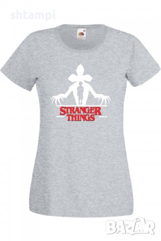 Дамска Тениска Stranger Things 6,Филм,Сериал,, снимка 5 - Тениски - 37315050