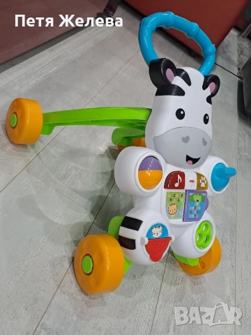 Музикална бебешка проходилка,, Зебра"/ Fisher Price, снимка 12 - Проходилки - 52494442