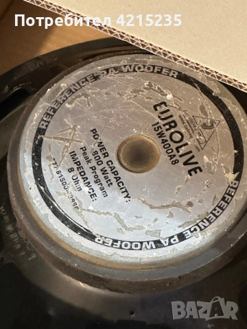 Eurolive 15w400a8, снимка 2 - Тонколони - 53321871