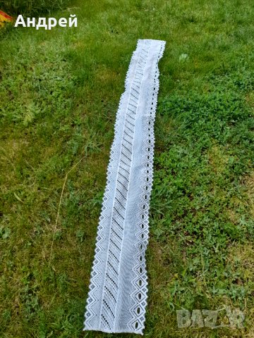 Старо перде,дантела, снимка 2 - Други ценни предмети - 33175354