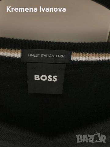 BOSS virgin wool, black, S/XS, снимка 8 - Пуловери - 52165889