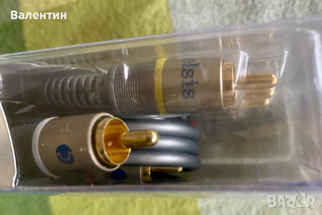 Аудио-видео кабел BELSIS 3RCA, 1 метър, нов, снимка 3 - Части и Платки - 53217629