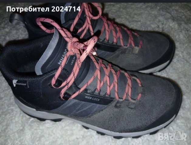 Туристически обувки Quechua 38, снимка 5 - Дамски ежедневни обувки - 52176501