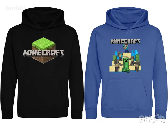 Качествени детски суичъри Minecraft Модели, цветове и размери, снимка 3 - Детски анцузи и суичери - 47303157