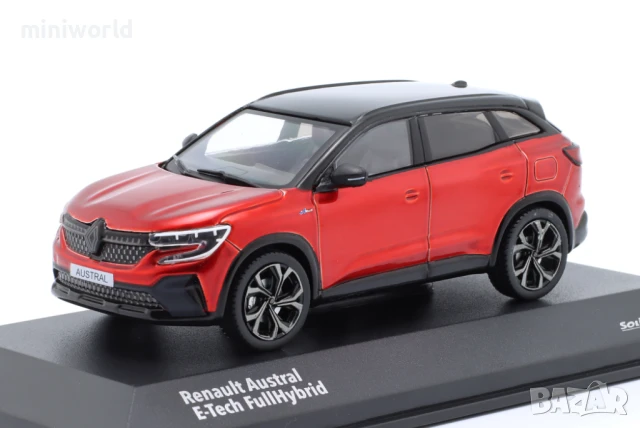 RENAULT AUSTRAL E-TECH Full Hybrid 2022 - мащаб 1:43 на SOLIDO моделът е нов в PVC дисплей-кейс, снимка 6 - Колекции - 51282009