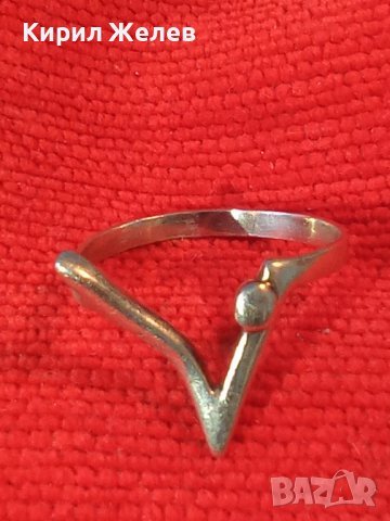 МАРКОВ СРЕБЪРЕН АРТ НУВО СТИЛ ПРЪСТЕН ВИСОКА ПРОБА СРЕБРО ДИЗАЙНЕРСКИ МОДЕЛ РЪЧНА РАБОТА 40912