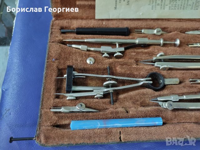 Голям комплект руски пергели, снимка 2 - Ученически пособия, канцеларски материали - 35465067