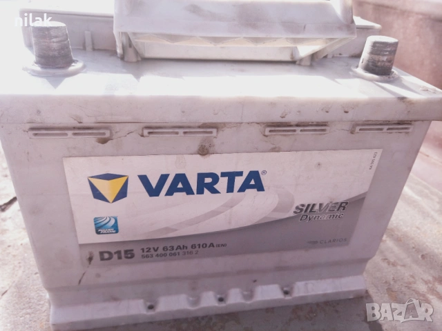 Продавам акумулатор VARTA Silver dinamic 12V 63Ah 610A, снимка 2 - Части - 53044319