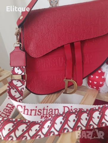 Висококачествени кожени чанти Christian Dior 27x24см, снимка 3 - Чанти - 53459790