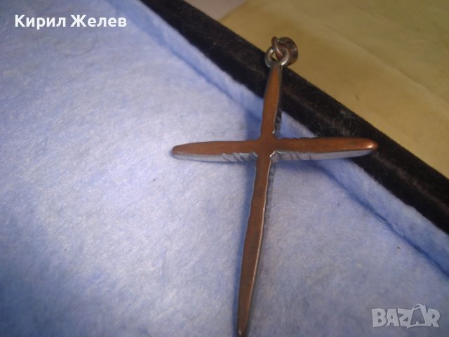 СТАРО МЕДНО КРЪСТЧЕ - АРТ МЕДАЛЬОН с КРИСТАЛЧЕТА 6662, снимка 5 - Колиета, медальони, синджири - 36901603