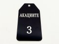 КЮЧКАРТА, КЛЮЧОДЪРЖАТЕЛ - 80х40мм - с НОМЕР и ИМЕ на ОБЕКТА , снимка 4