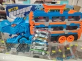 Комплект динозавър камион с колички – паркинг и катапулт 2 в 1 , снимка 5
