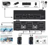 DP KVM превключвател с двоен дисплей, снимка 2