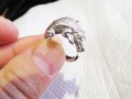 Мъжки сребърен пръстен КРОКОДИЛ - покажи търпеливост сила и мъдрост като крокодила , снимка 4