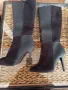 Дамски ботуши на висок ток.Размер 37-38 номер., снимка 1