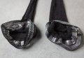 S/M черни мрежести чорапи със силикон и бяла бродерия, снимка 10