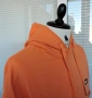 Tommy Hilfiger Tommy Jeans мъжки оранжев памучен суичър с качулка размер L, снимка 2
