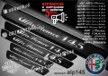ПРАГОВЕ карбон Alfa Romeo 159 фолио стикери alp159, снимка 3